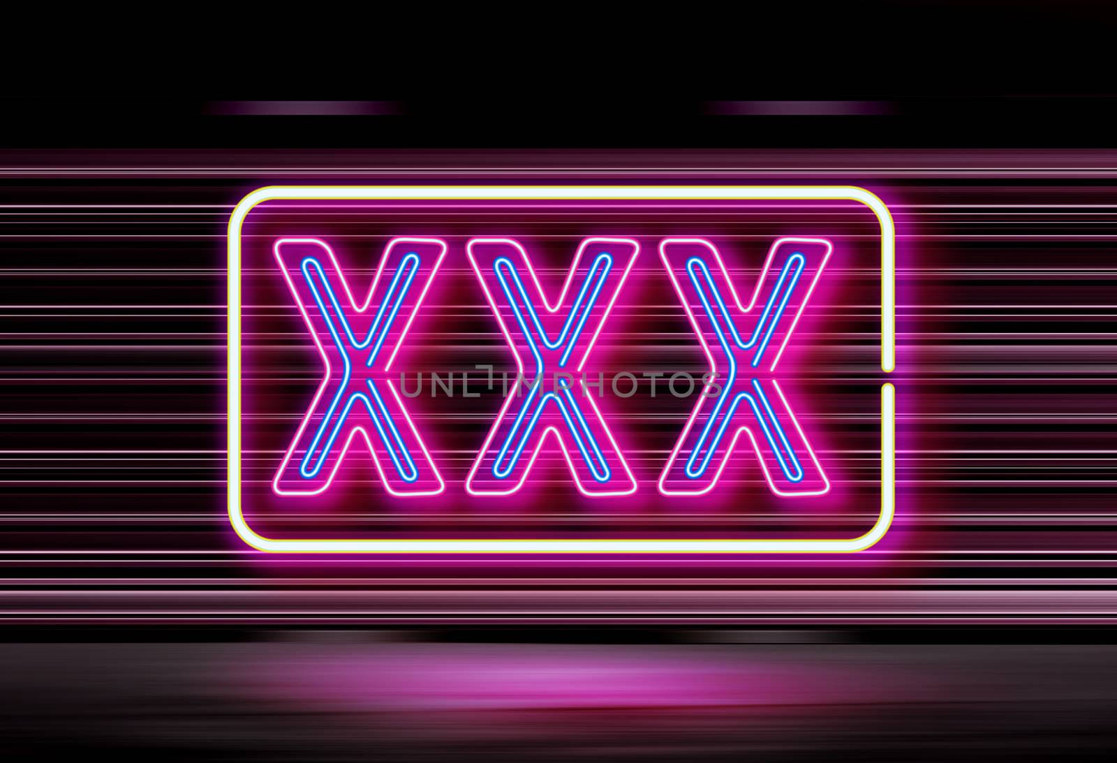 background of xxx lighting sign