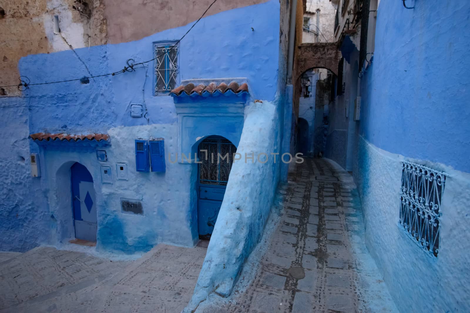 Chefchaouen, the blue city in the Morocco. by johnnychaos