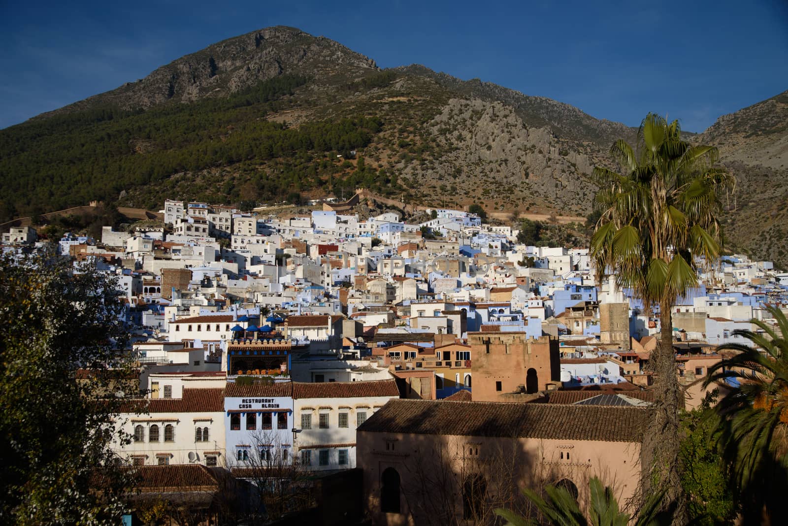 Chefchaouen, the blue city in the Morocco is a popular travel destination