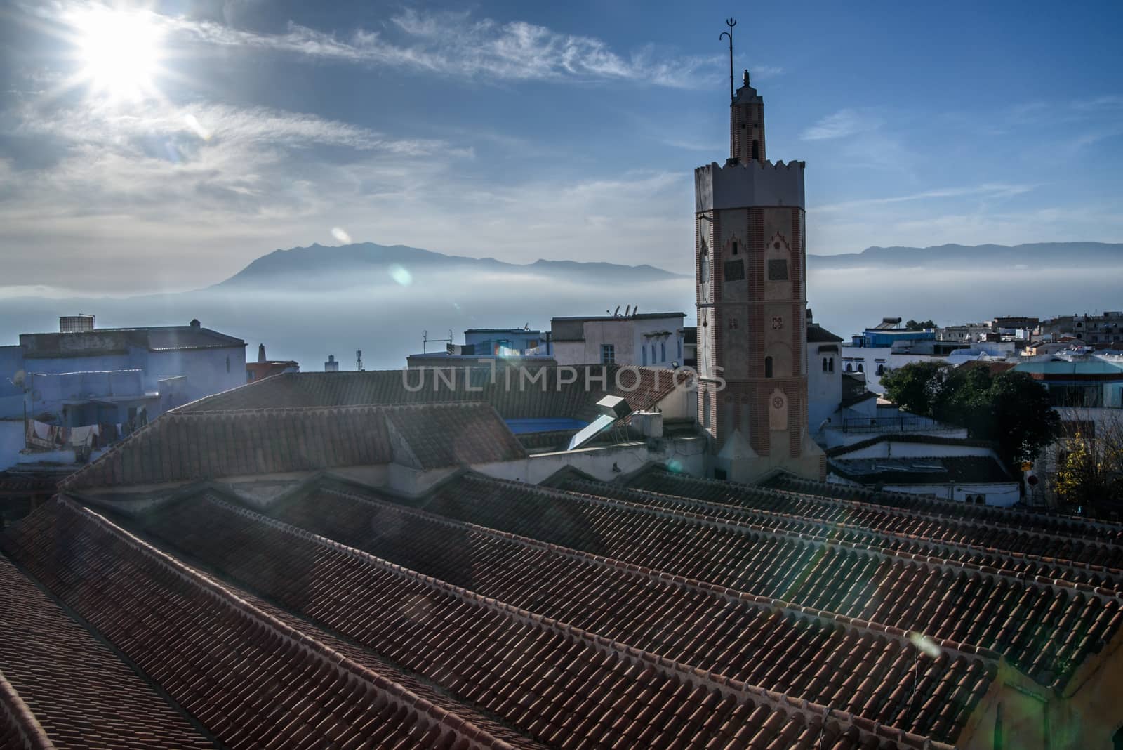 Chefchaouen, the blue city in the Morocco is a popular travel destination