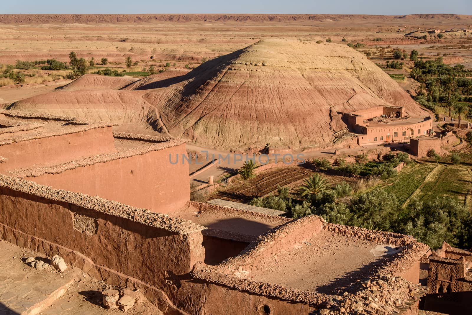 Kasbah Ait Benhaddou in the Atlas Mountains of Morocco by johnnychaos