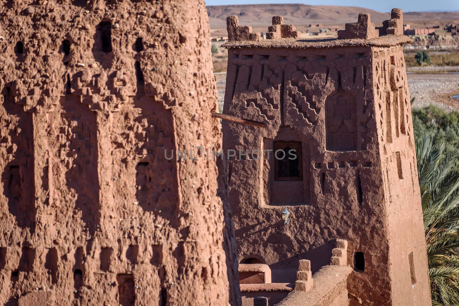 Kasbah Ait Benhaddou in the Atlas Mountains of Morocco by johnnychaos