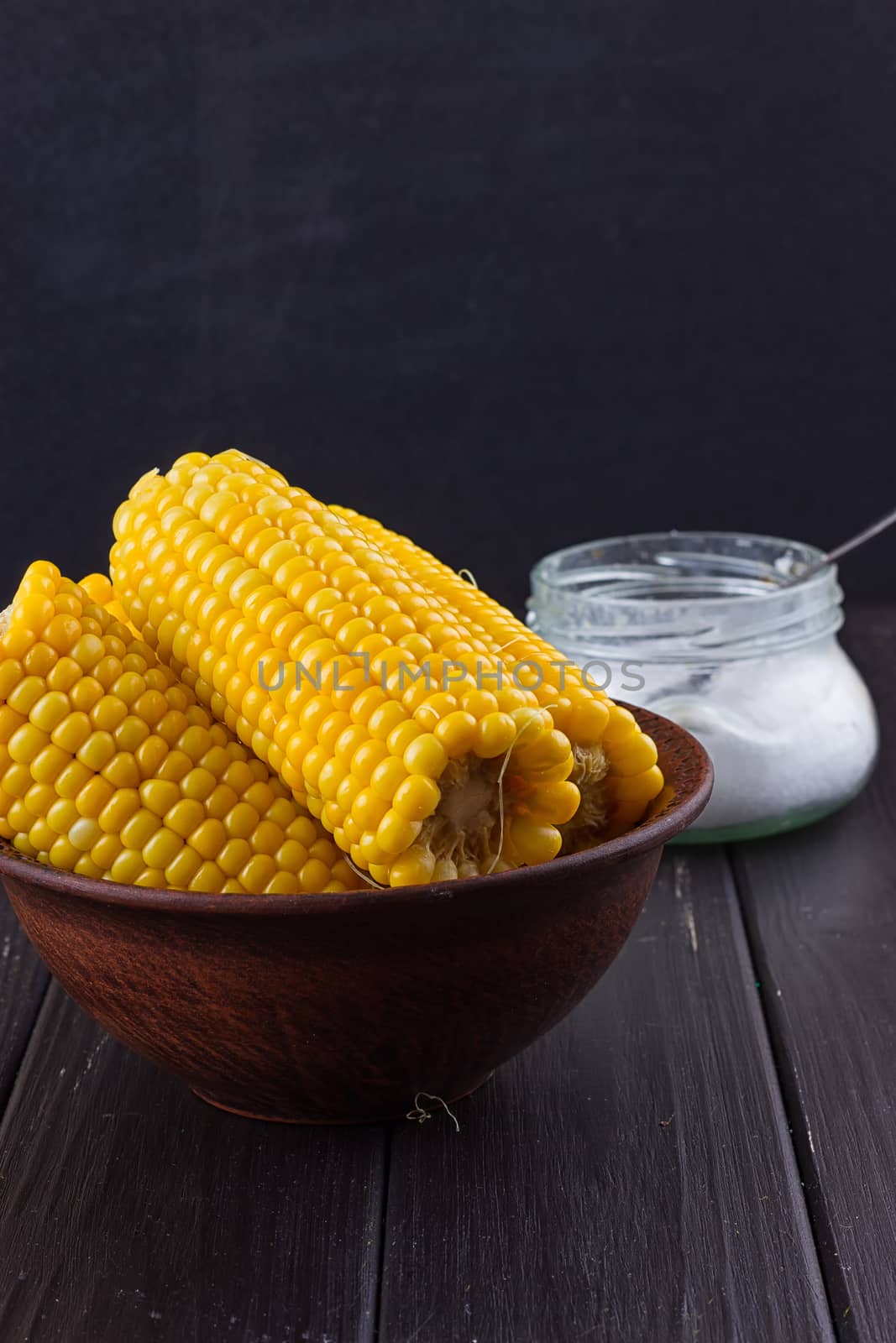 Homemade golden corn cob by victosha