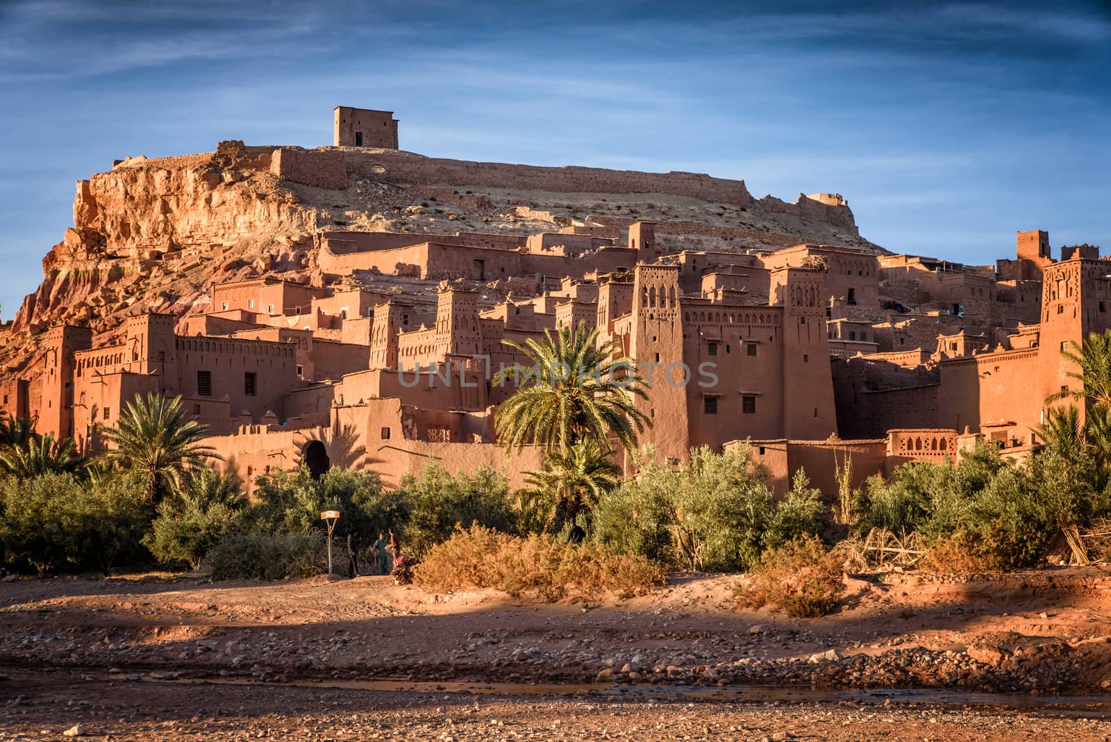 Kasbah Ait Benhaddou in the Atlas Mountains of Morocco by johnnychaos