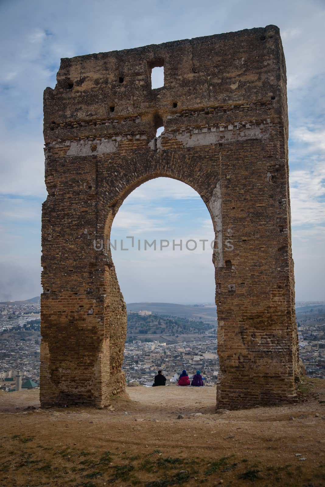 Marinid Tombs in Fez. Morocco by johnnychaos