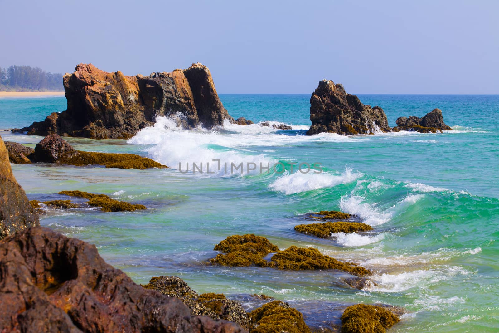 Khao Nha Yak Viewpoint (Samae Beach) Phang Nga Province Thailand,Beautiful beach