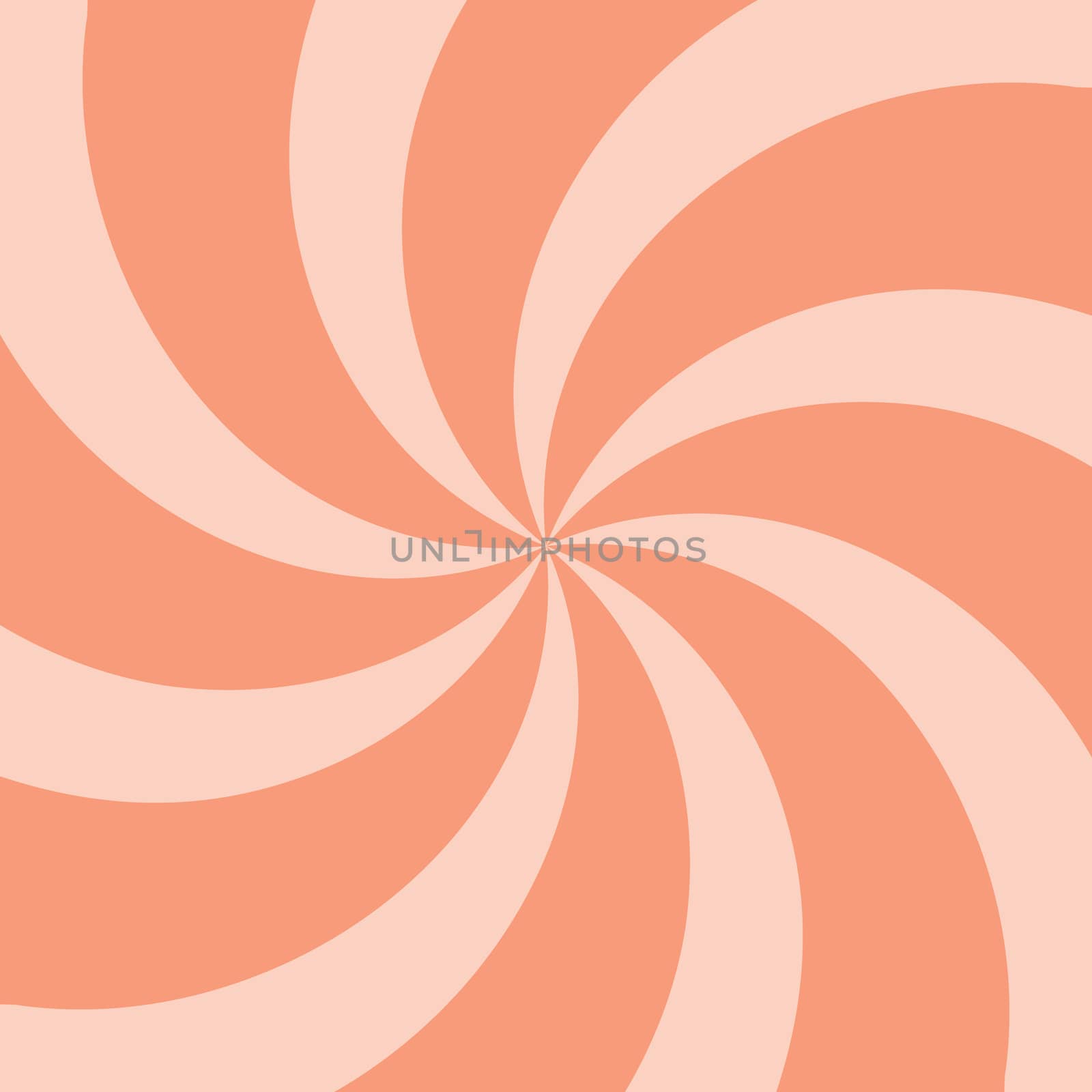 Orange summer twirl background in old style. bg