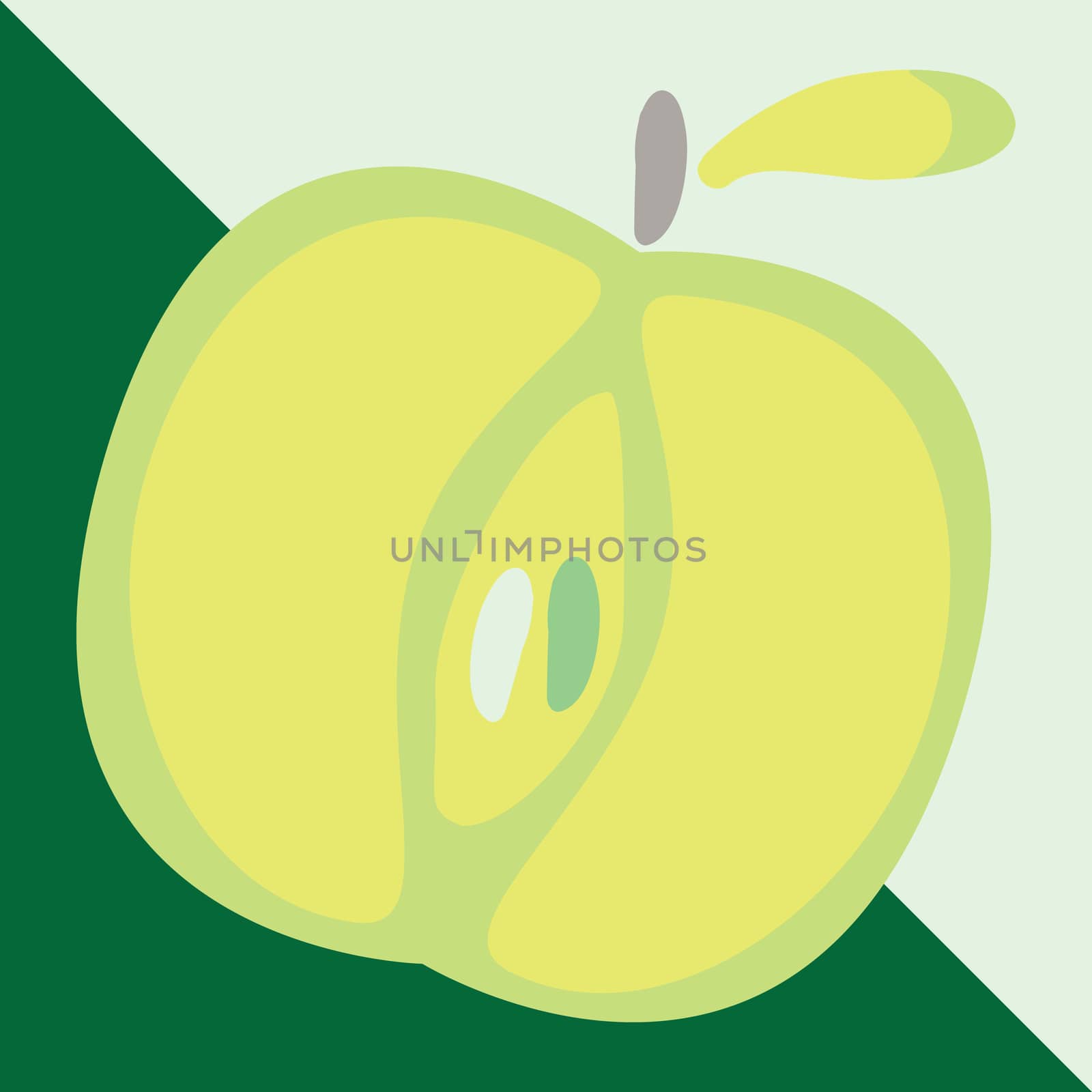 Apple sign icon. Fruit with leaf symbol.