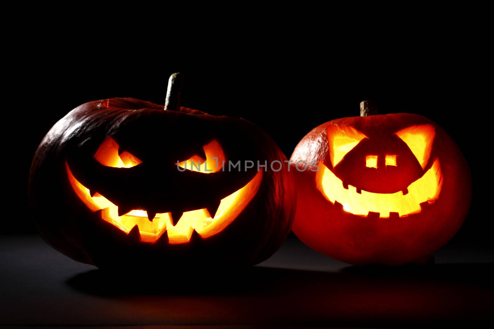 Halloween pumpkin heads by Yellowj