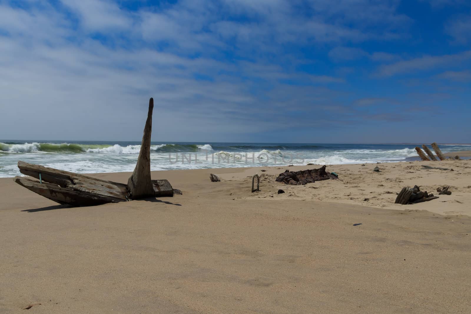 A view from Skeleton Coast National Park, Namibia