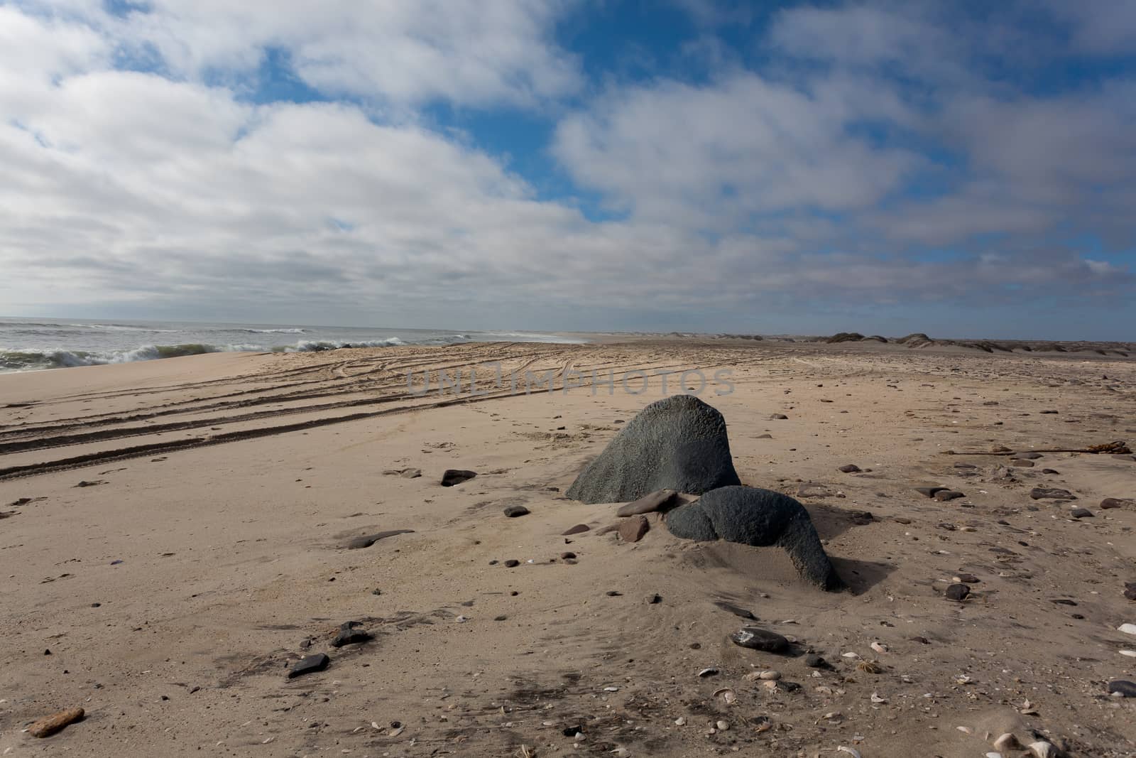 Little withe dunes from Skeleton coast, Namibia