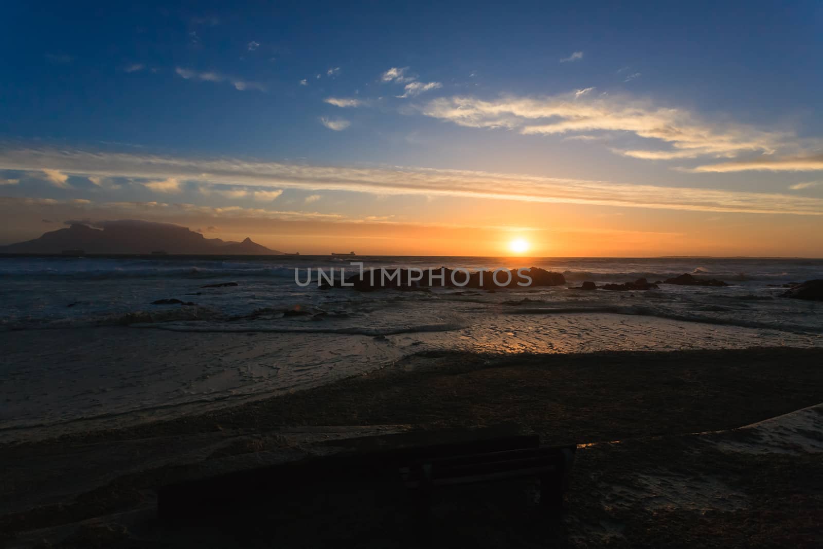 A view of the Table Mountain, Cape town