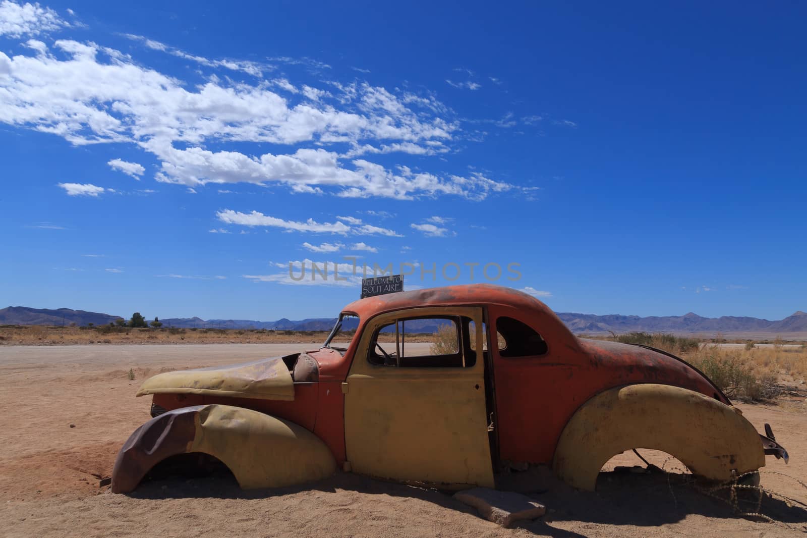 Abandoned car from Solitaire, Namibia