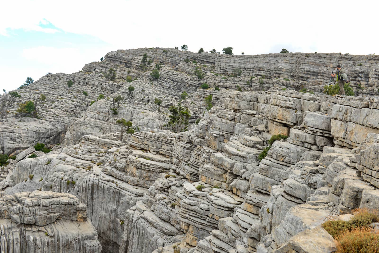 Steep and impassable mountains of the Mediterranean