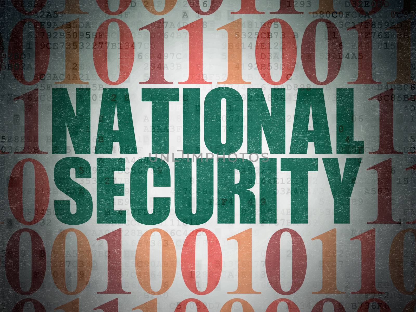 Privacy concept: National Security on Digital Data Paper background by maxkabakov