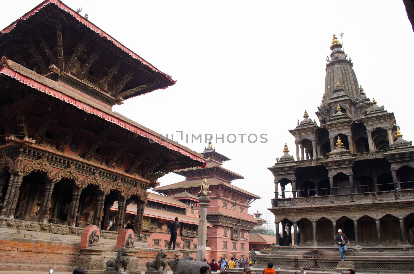 Patan Durbar Square  is situated at the centre of lalitpur city , a world heritage site