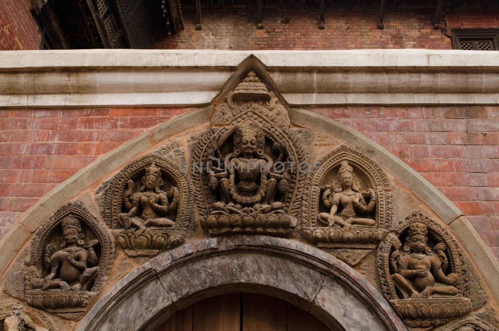 NEPAL-Patan Durbar Square one of the main sights of the Kathmand by visanuwit