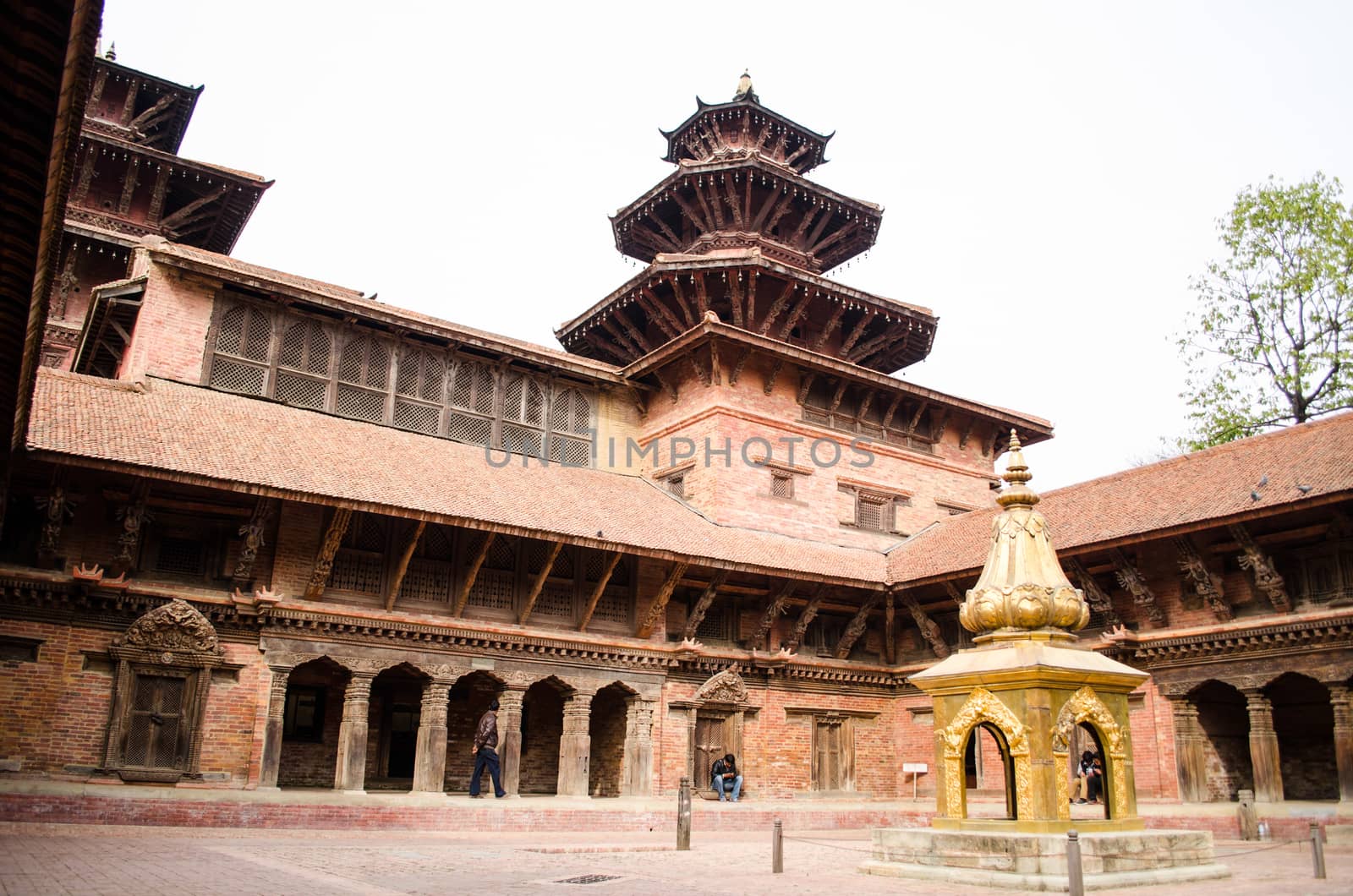 Patan Durbar Square  is situated at the centre of lalitpur city , a world heritage site