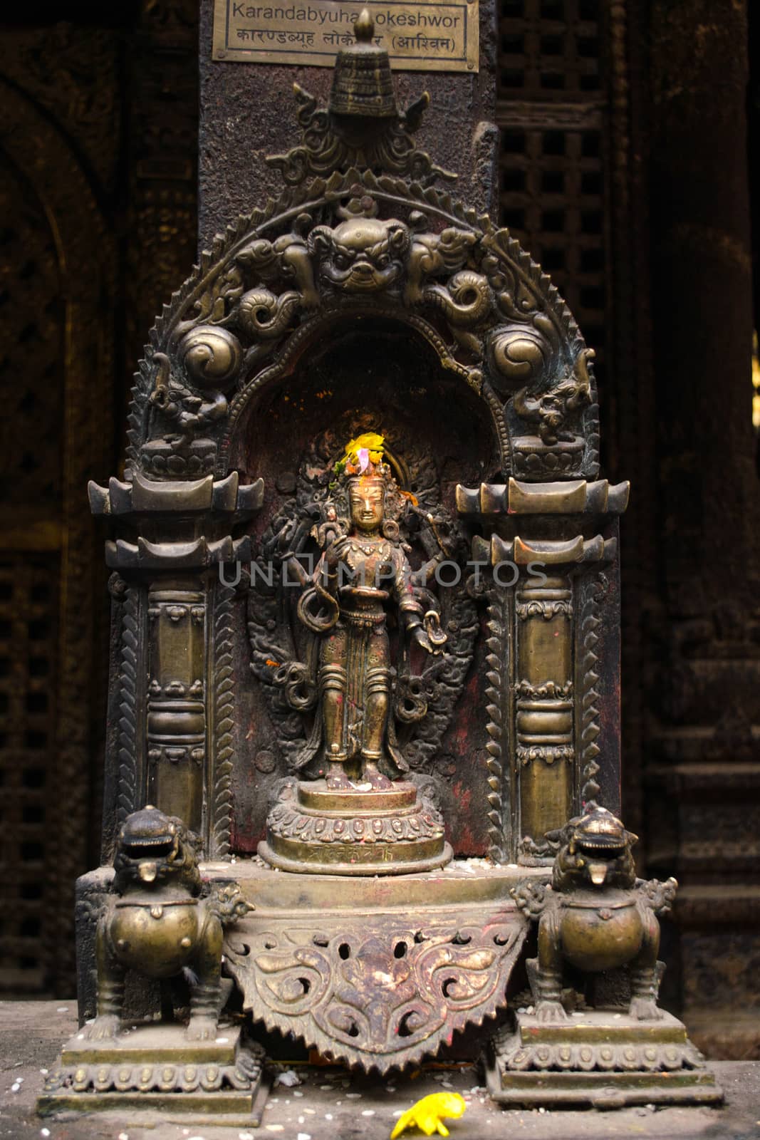 NEPAL-Patan Durbar Square one of the main sights of the Kathmand by visanuwit