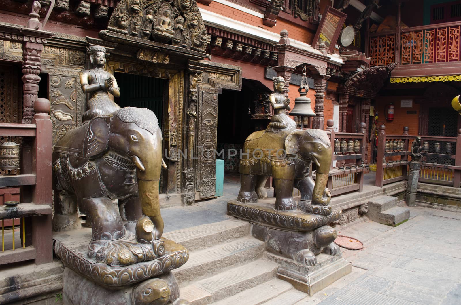 NEPAL-Patan Durbar Square one of the main sights of the Kathmand by visanuwit