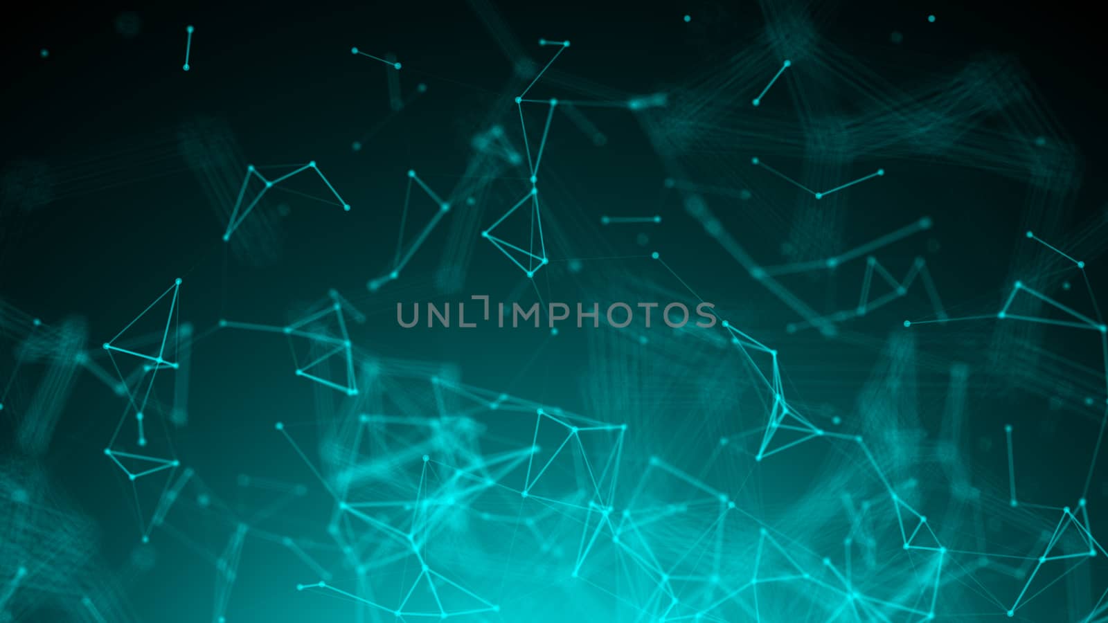 Abstract connected dots. digital background by nolimit046