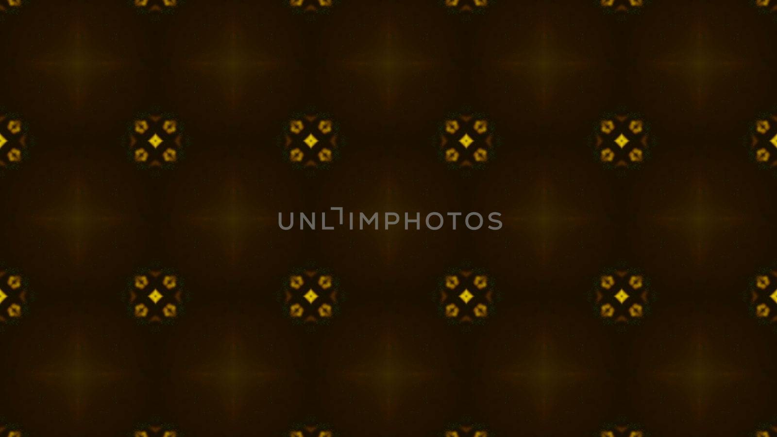 Abstract background with digital kaleidoscope. 3d rendered