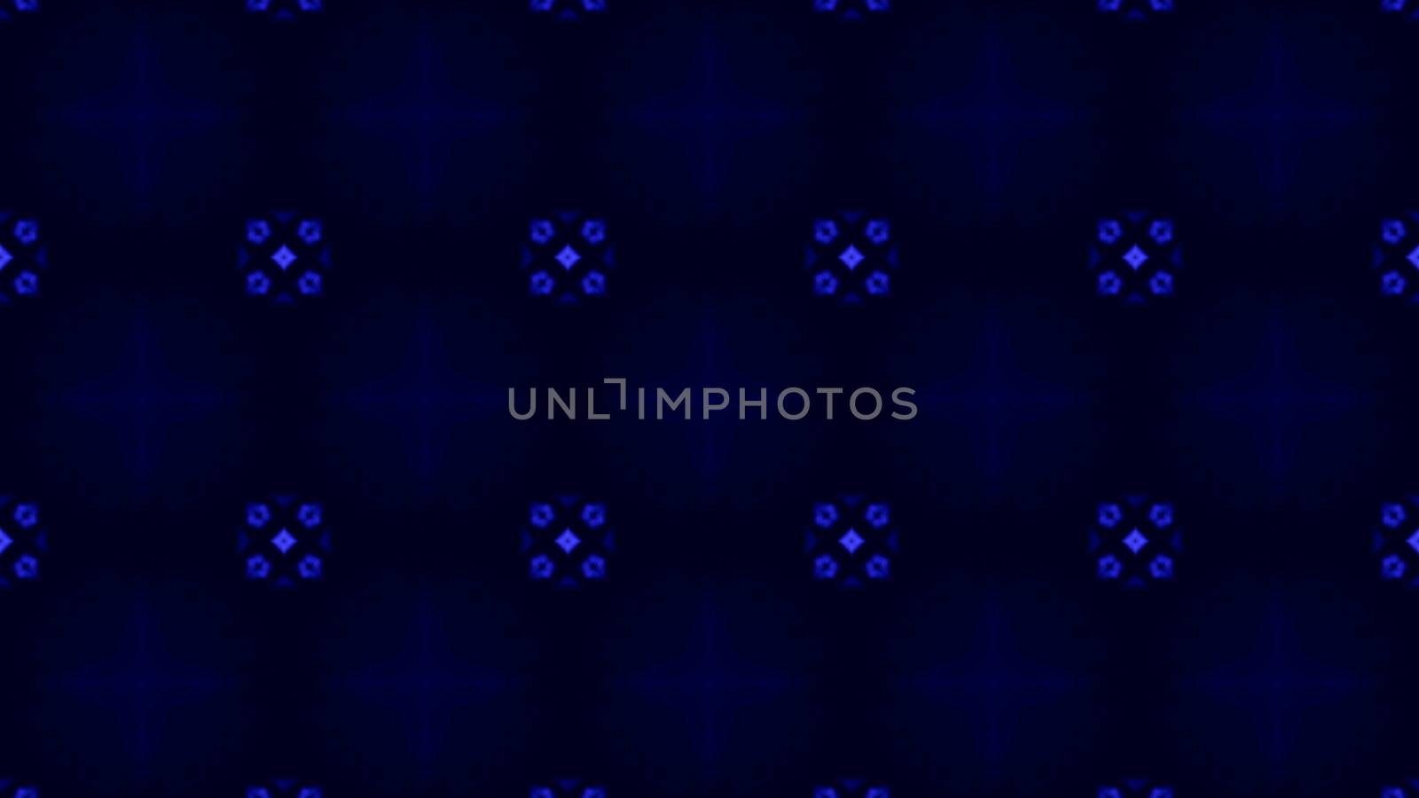 Abstract background with digital kaleidoscope. 3d rendered