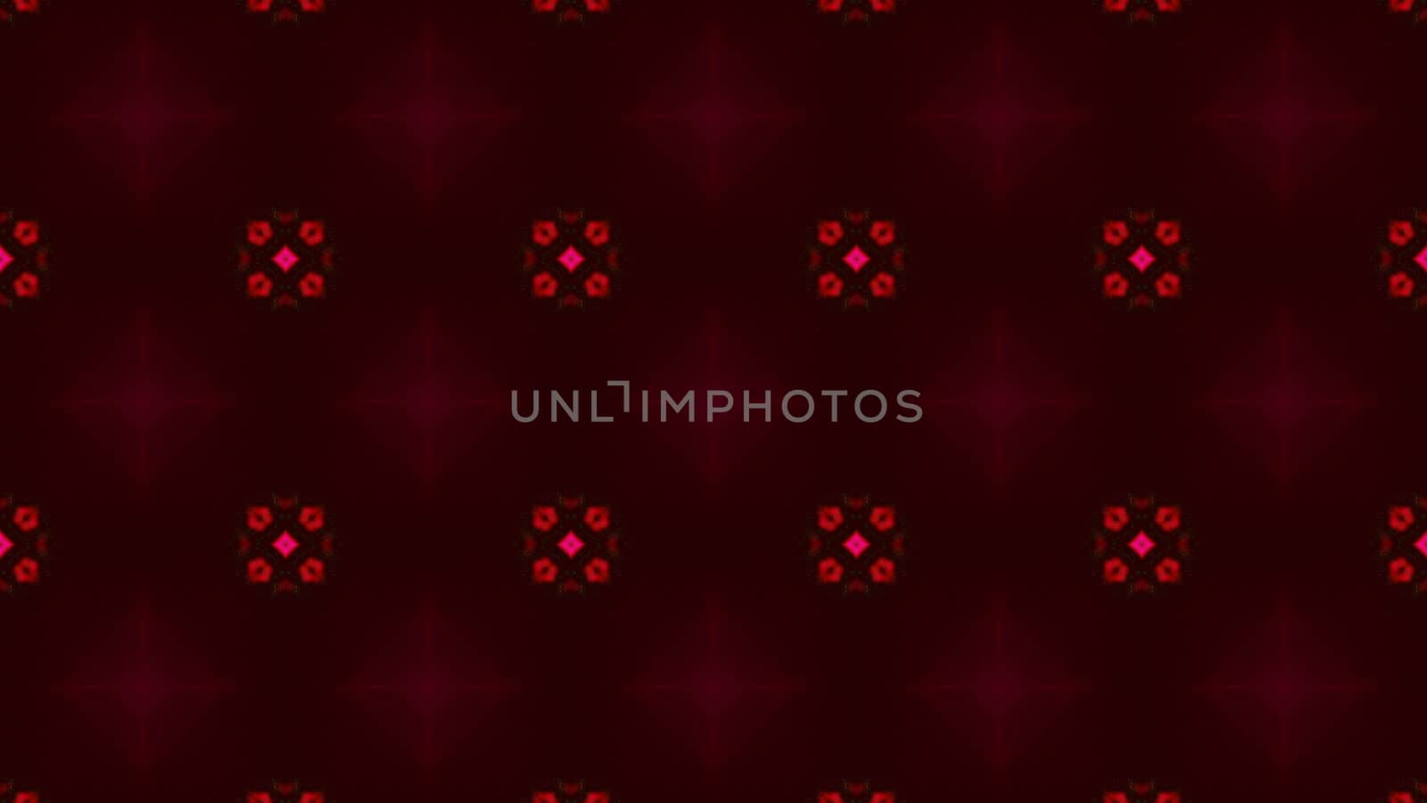 Abstract background with digital kaleidoscope. 3d rendered