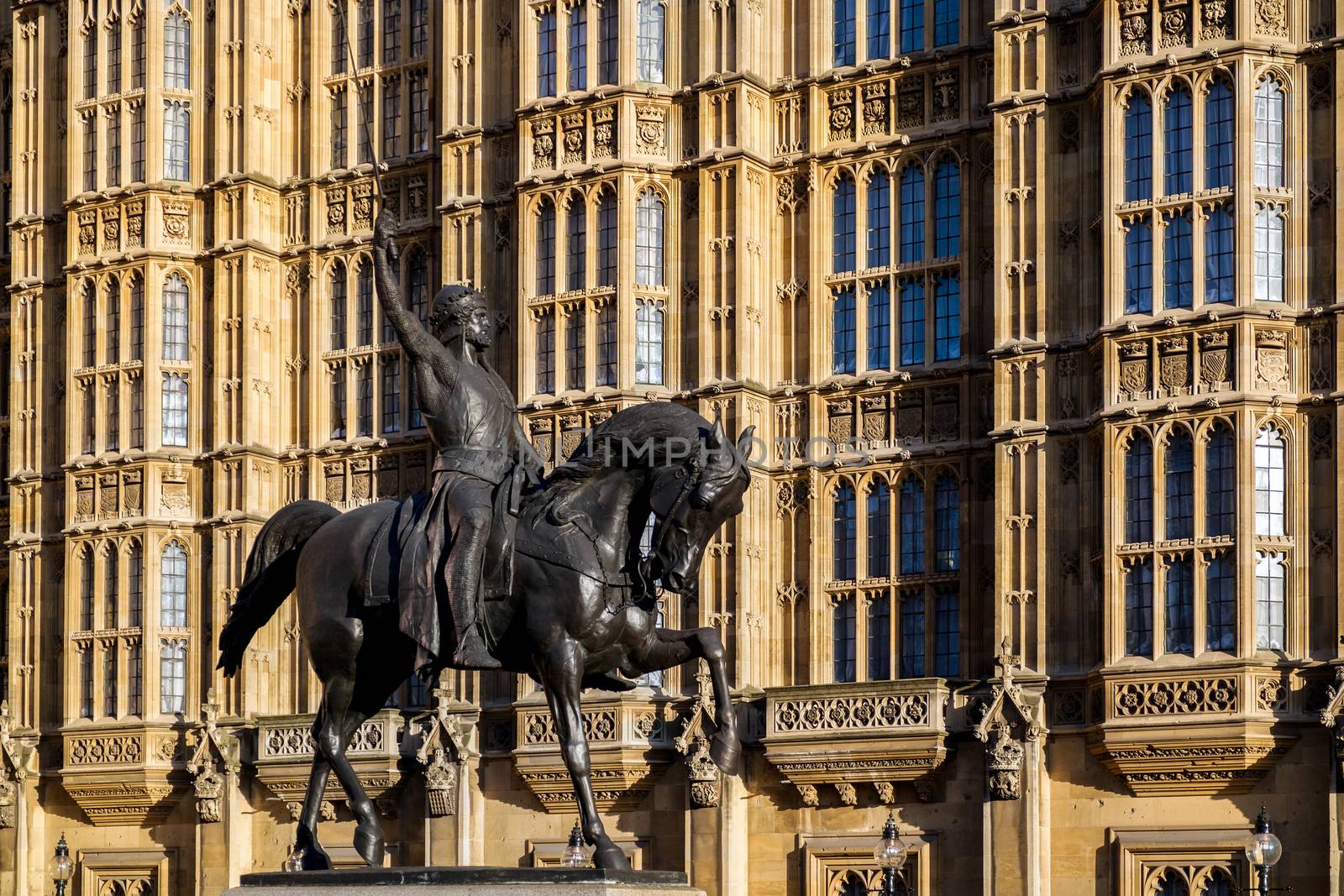 Richard I Statue outside the Houses of Parliament