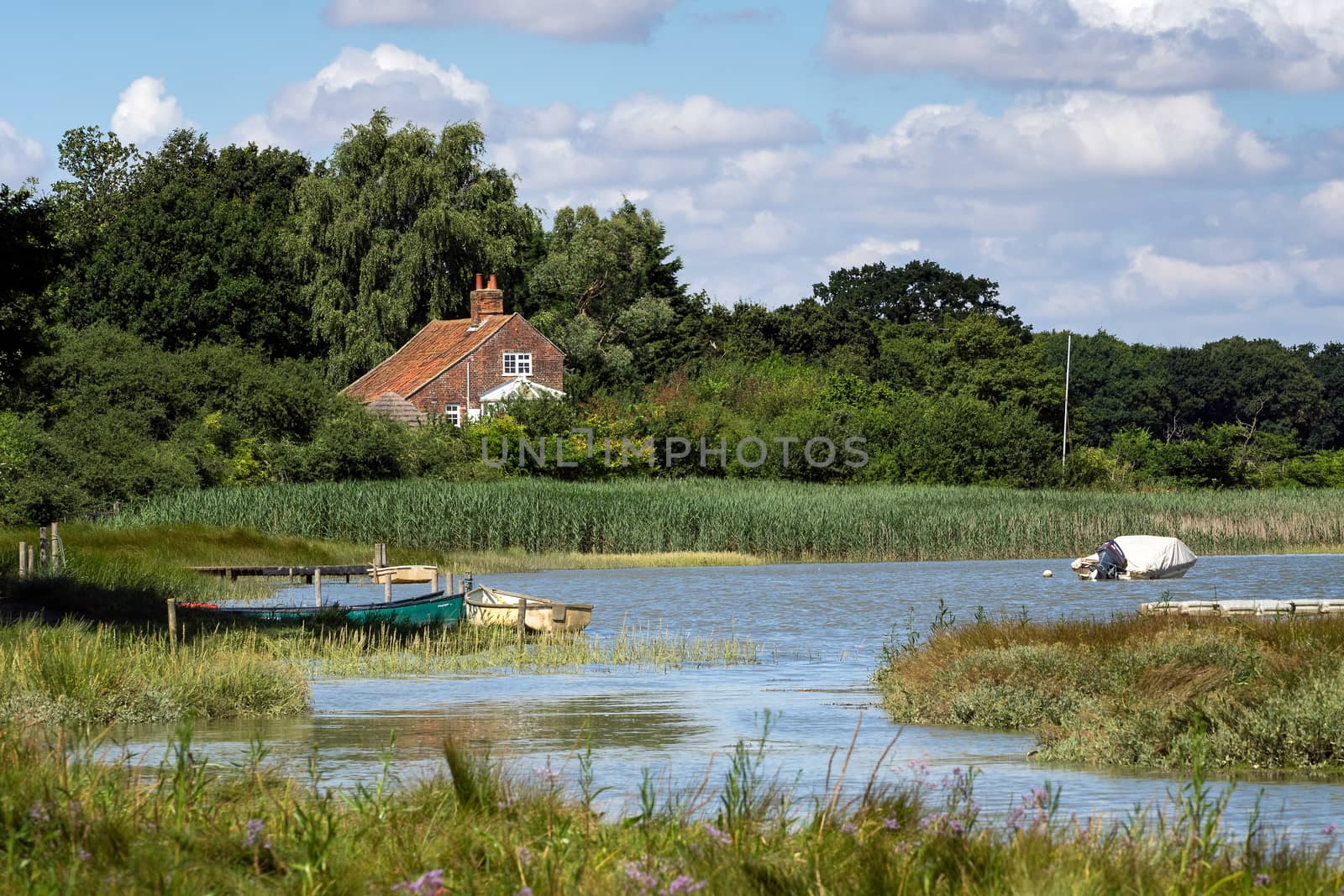 Red Brick House by the River Alde
