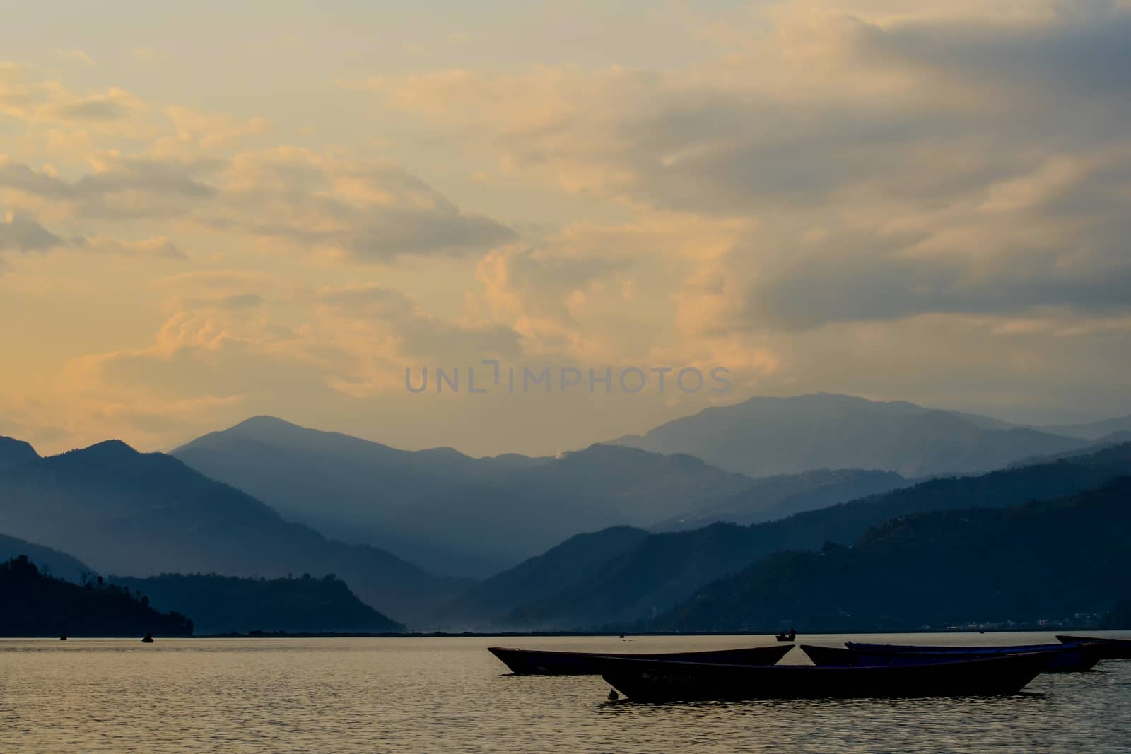 blue sky have cloud in winter season ,thai land ,have feeling happy , and sihouette style