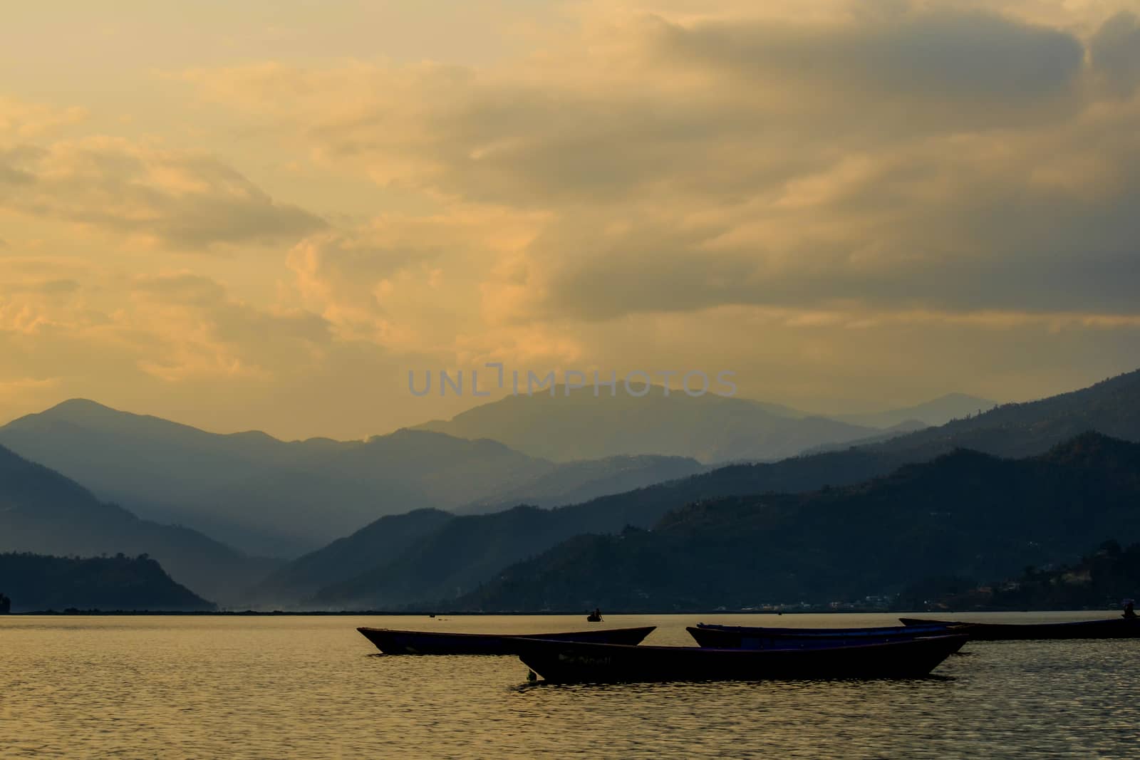blue sky have cloud in winter season ,thai land ,have feeling happy , and sihouette style