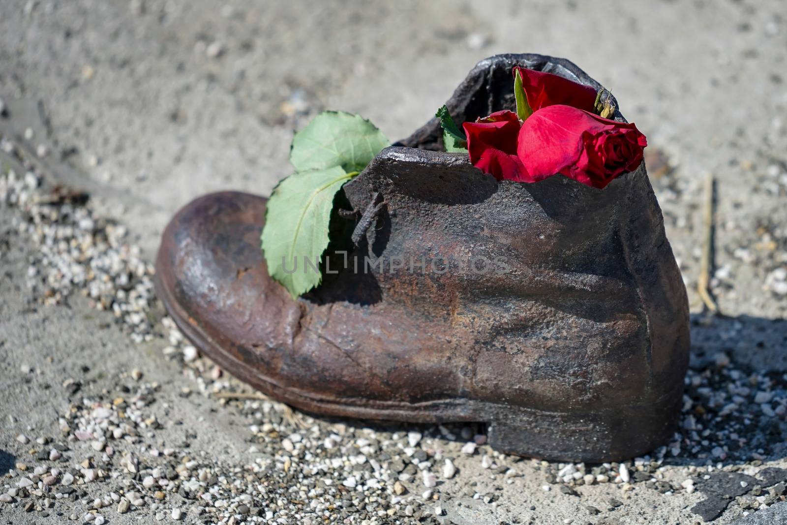 Iron Shoes Memorial to Jewish People Executed WW2 in Budapest