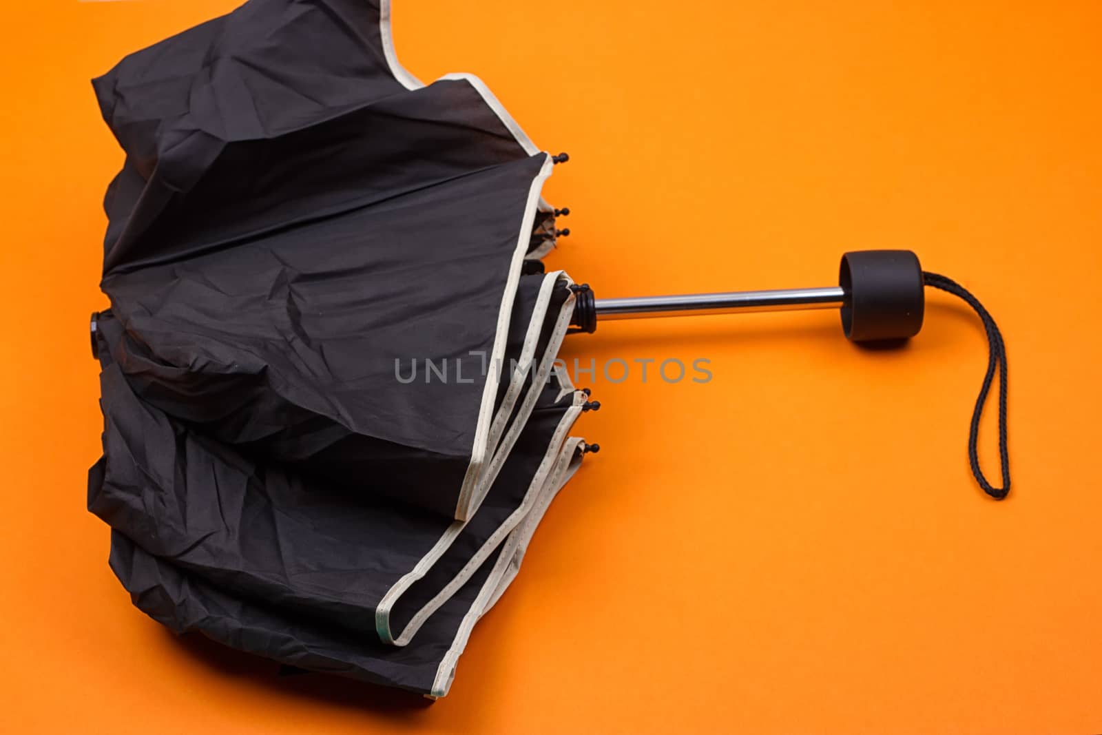 closed black umbrella by victosha