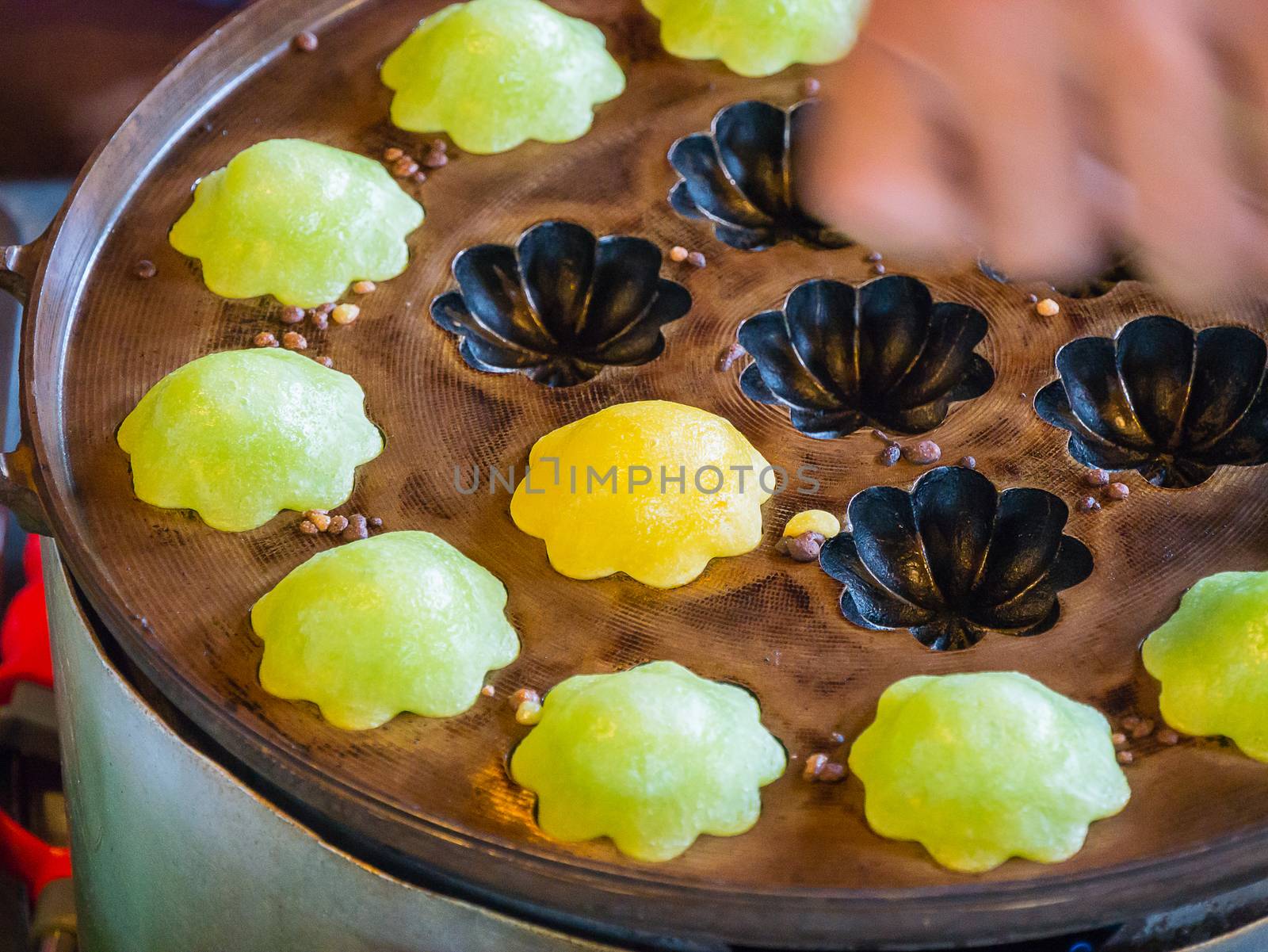 Serabi is a traditional Javanese Panecake made from coconut, bro by supirak
