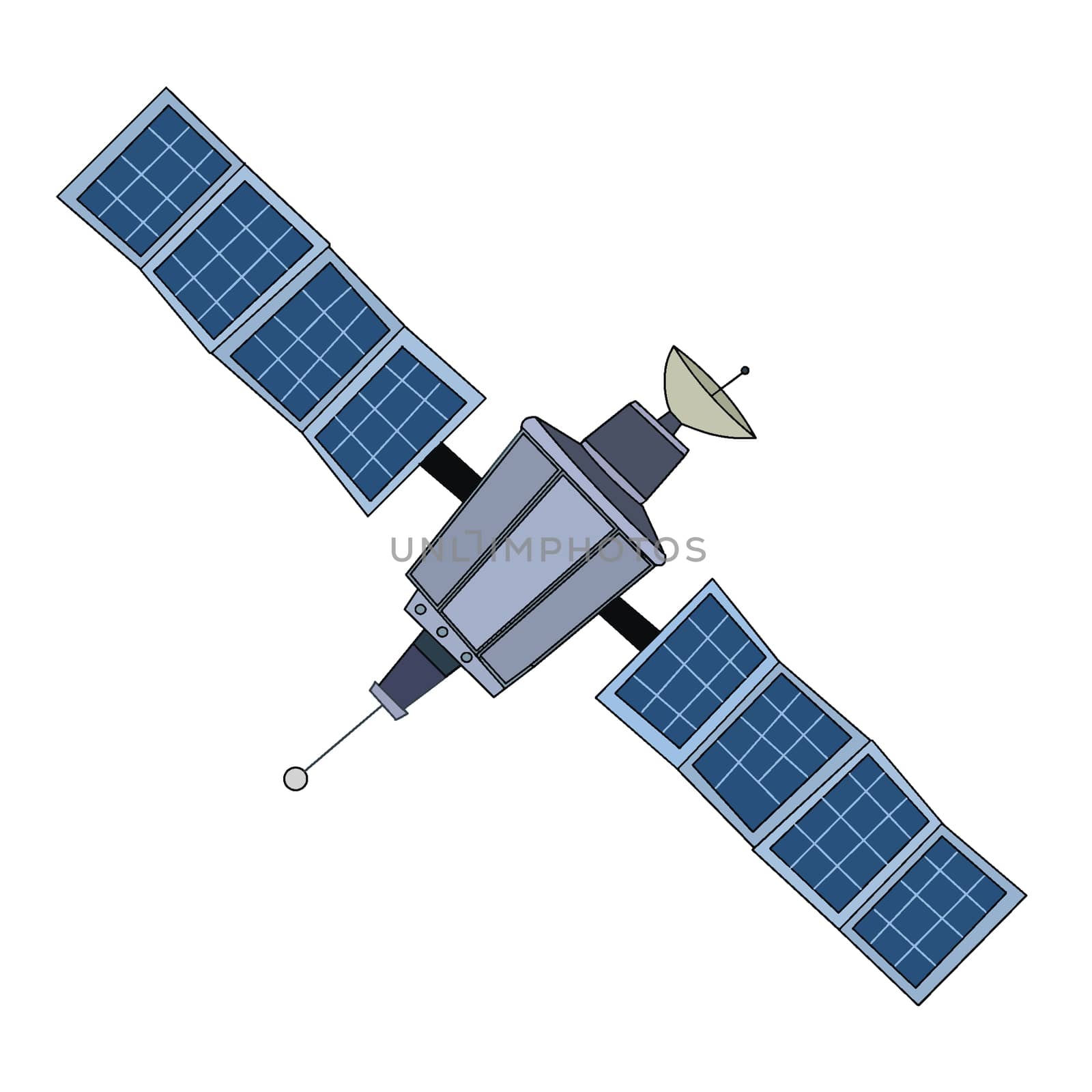 Large Space Satelite by Bigalbaloo