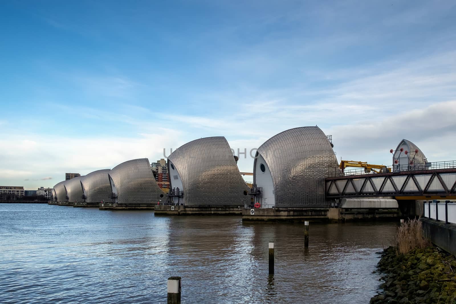 View of the Thames Barrier by phil_bird