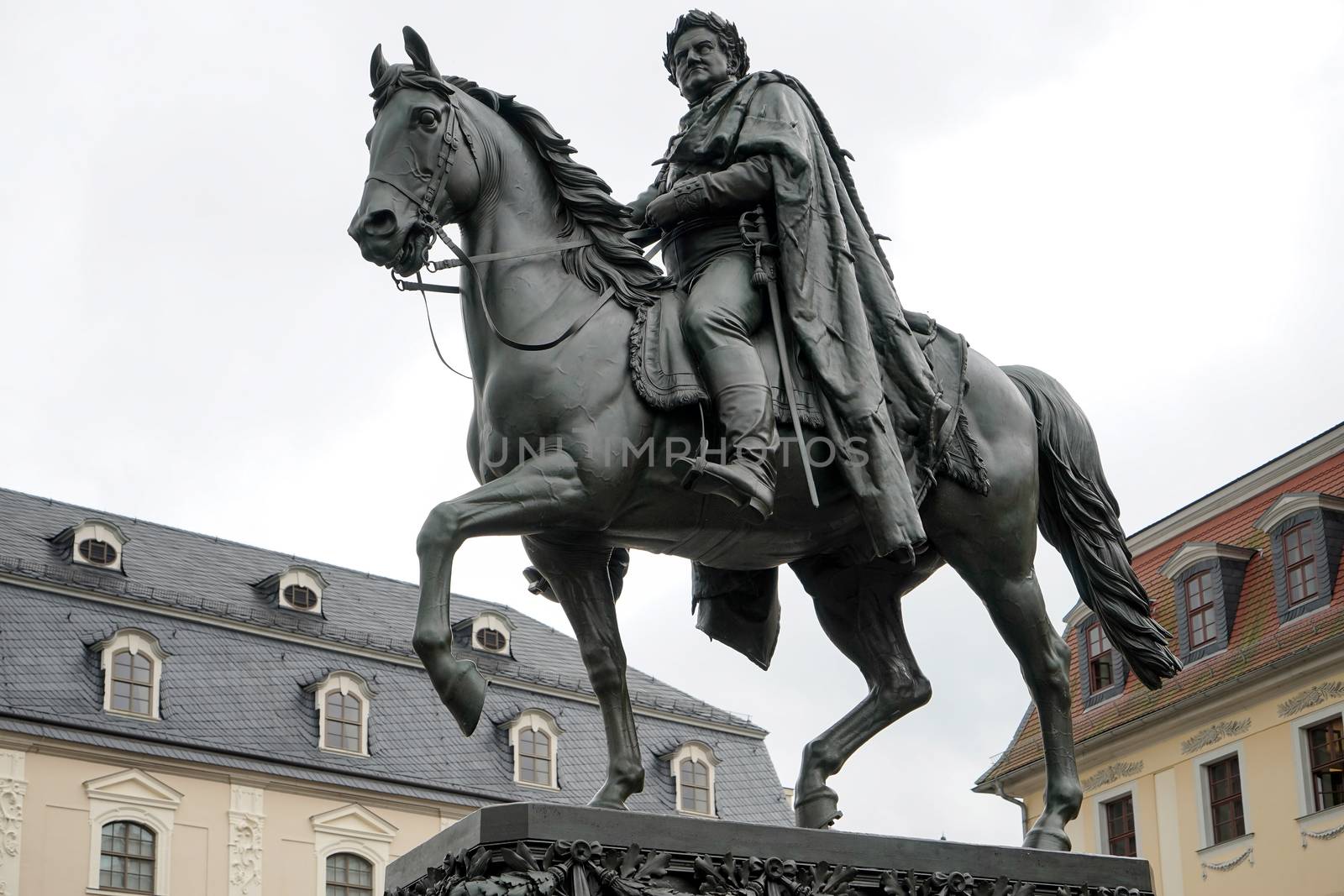 Equestrian Statue of Charles Augustus, Grand Duke of Saxe-Weimar-Eisenach in Weimar