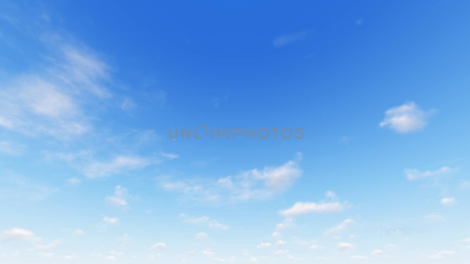 Cloudy blue sky abstract background, blue sky background with tiny clouds, 3d illustration