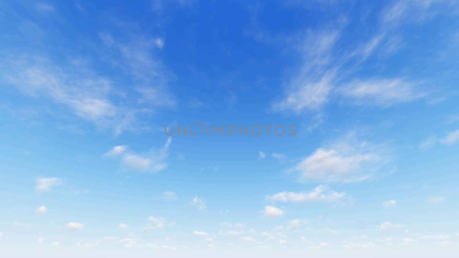 Cloudy blue sky abstract background, blue sky background with tiny clouds, 3d illustration