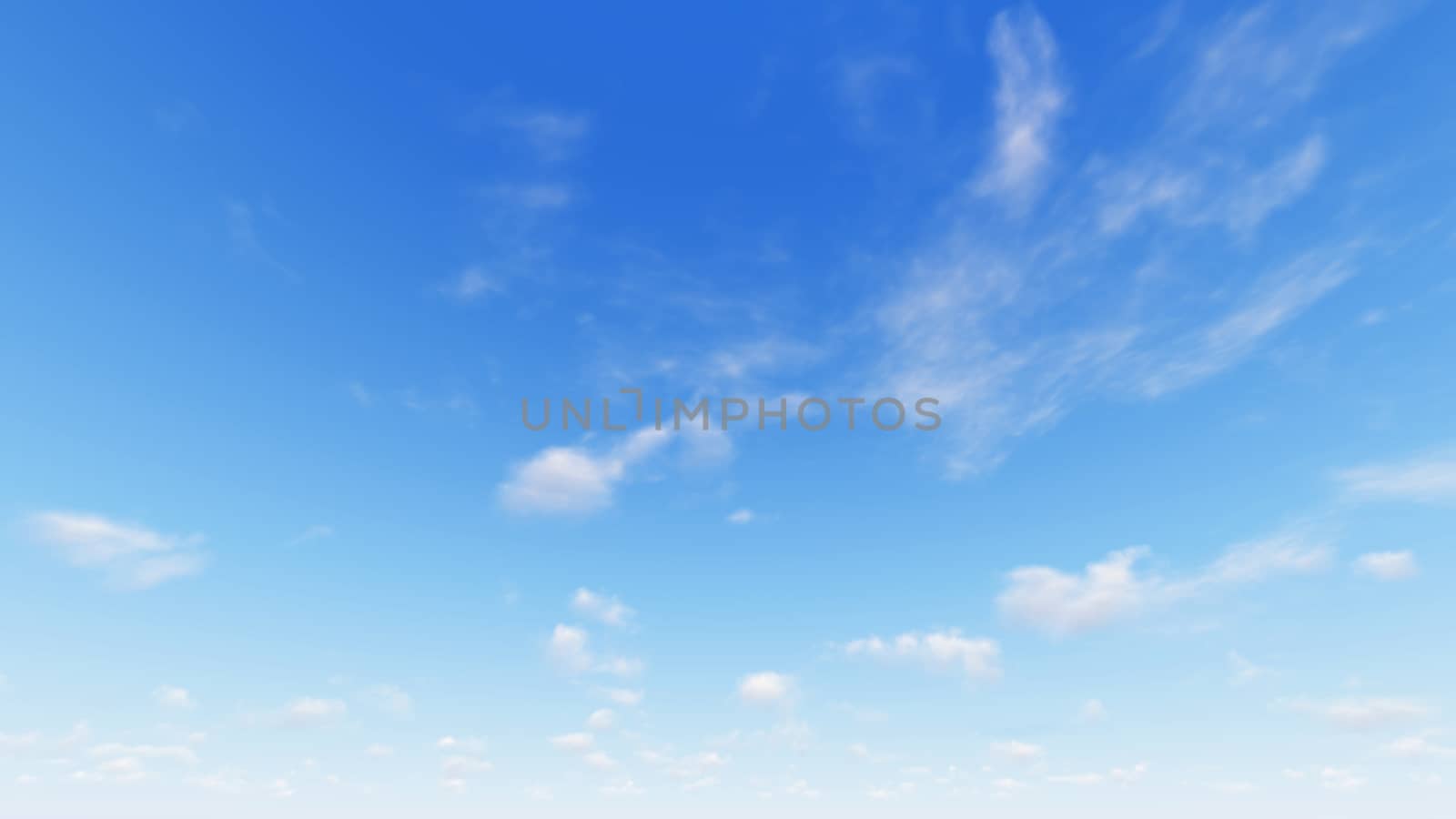 Cloudy blue sky abstract background, blue sky background with tiny clouds, 3d illustration