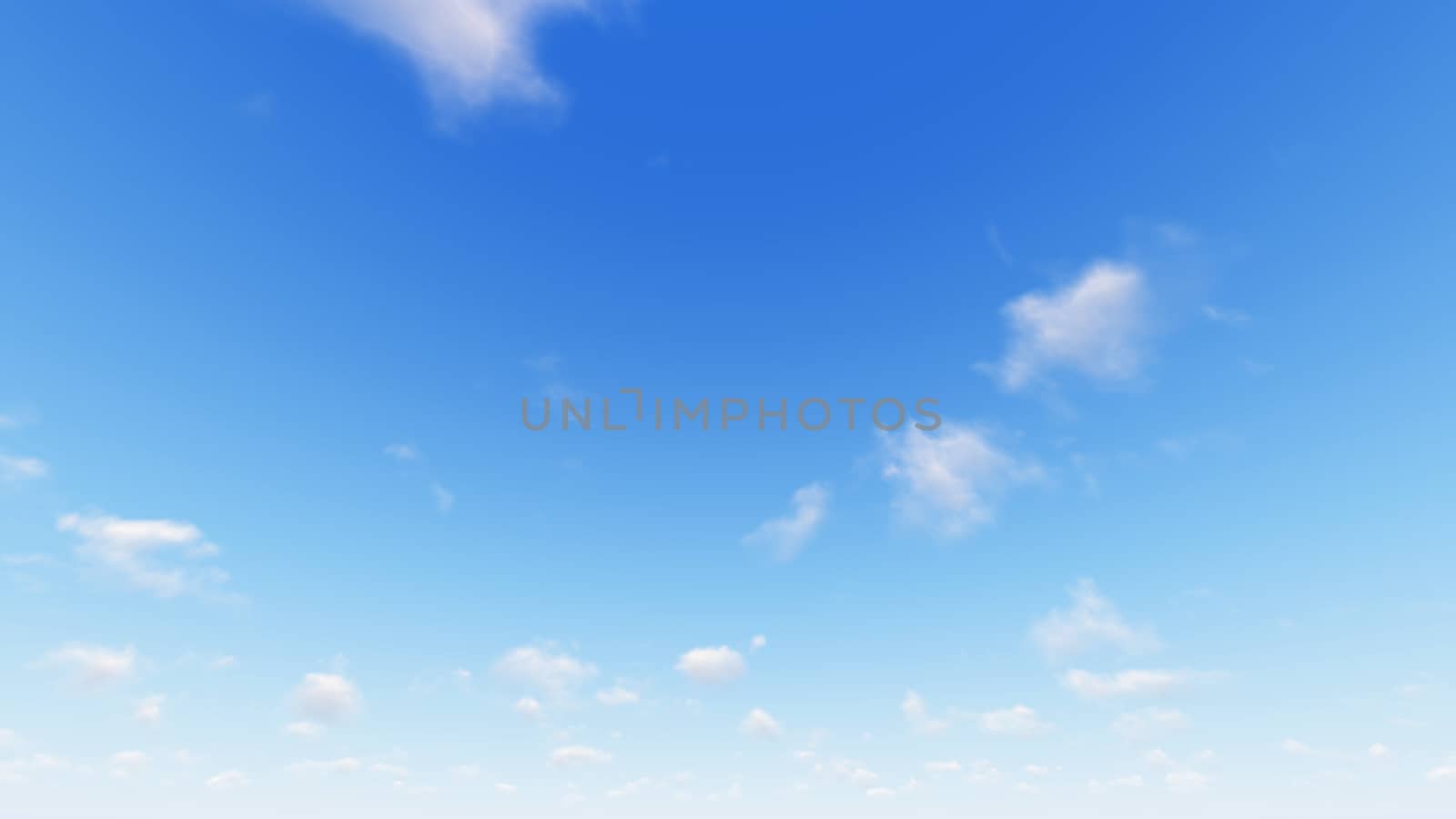 Cloudy blue sky abstract background, blue sky background with tiny clouds, 3d illustration