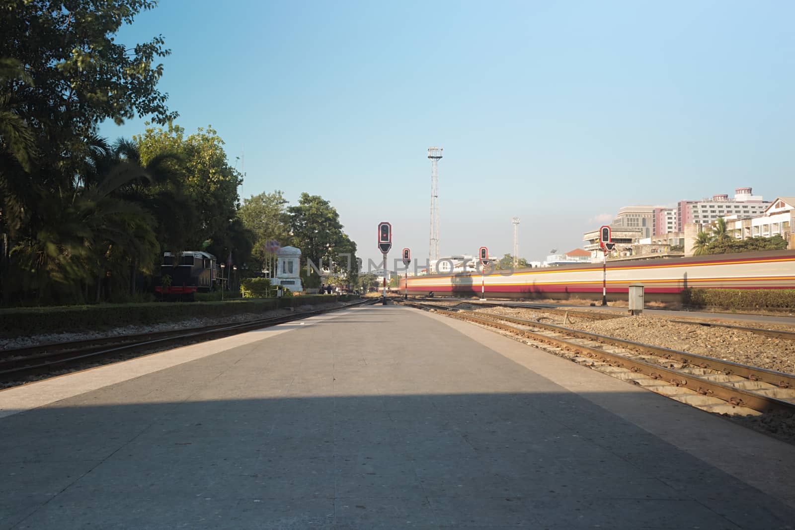 Hua Lamphong the train station in Bangkok, Thailand