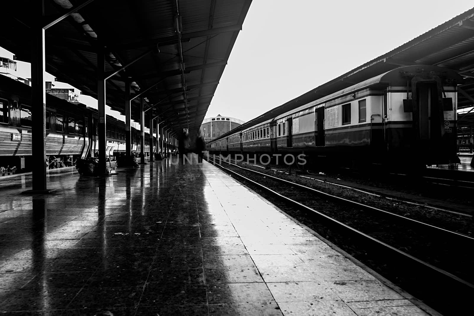 Hua Lamphong the train station in Bangkok, Thailand