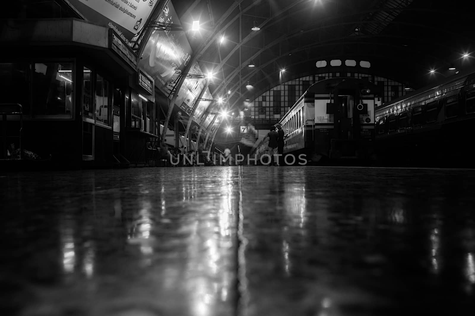 Hua Lamphong the train station in Bangkok, Thailand