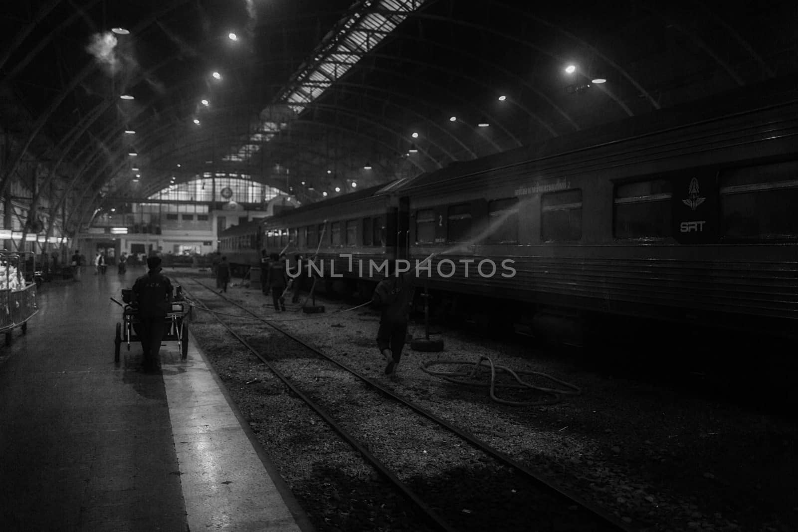 Hua Lamphong the train station in Bangkok, Thailand