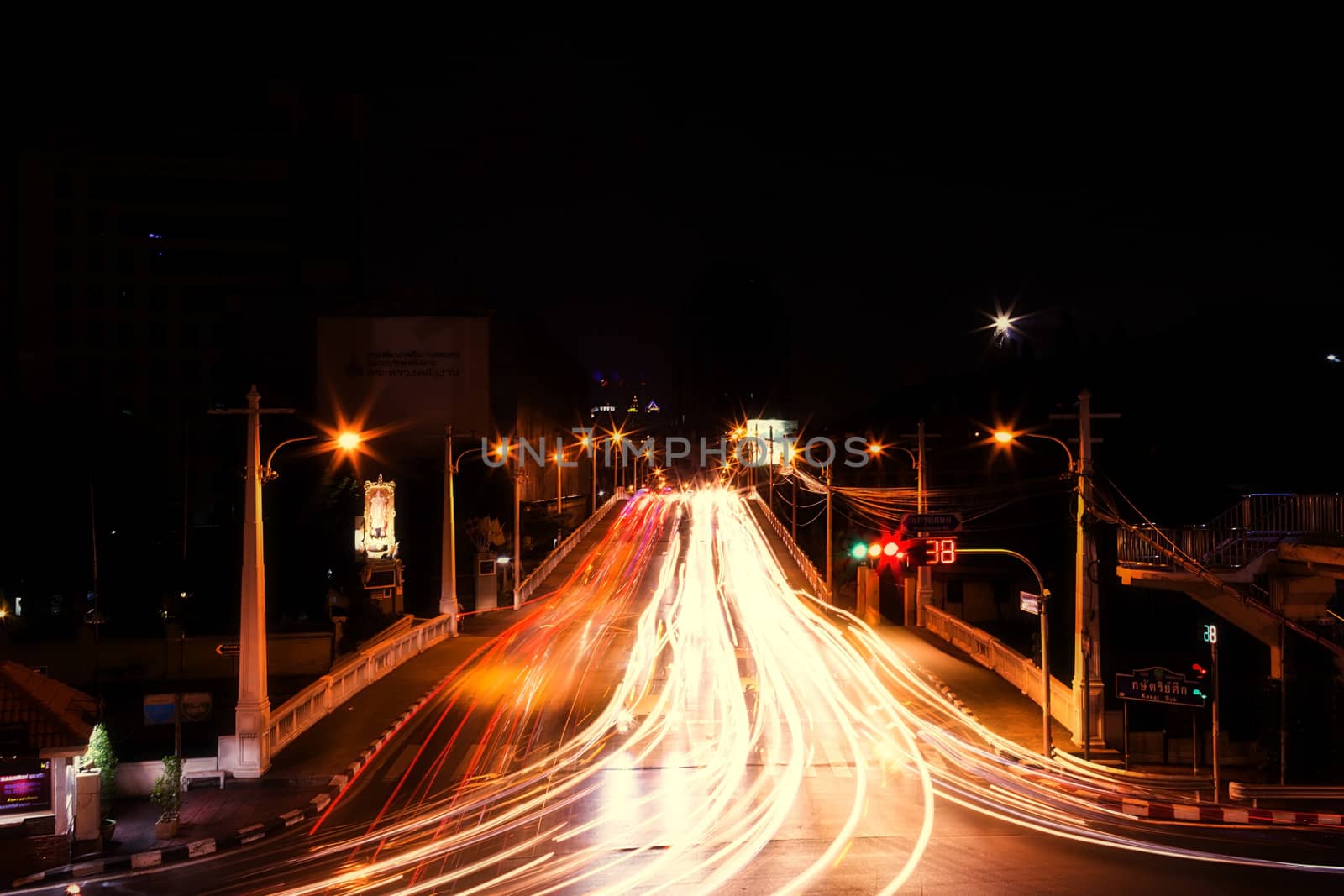 Bangkok cityscape at night