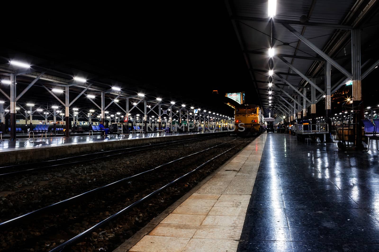 Hua Lamphong the train station in Bangkok, Thailand