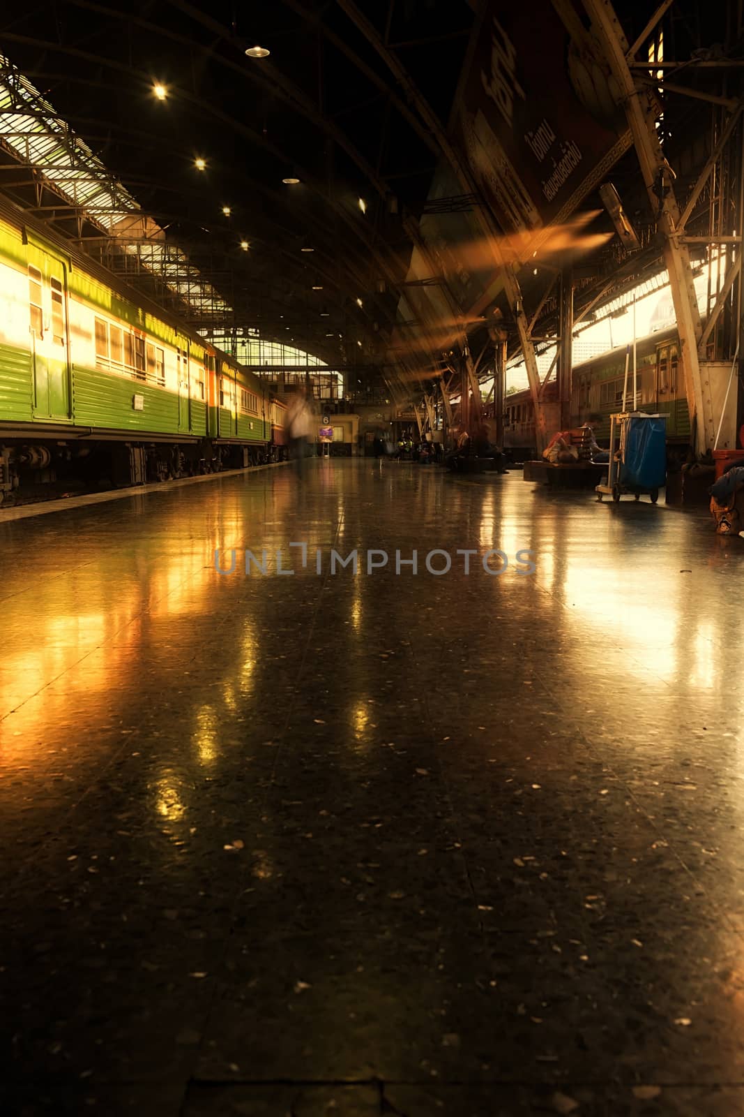 Hua Lamphong the train station in Bangkok, Thailand
