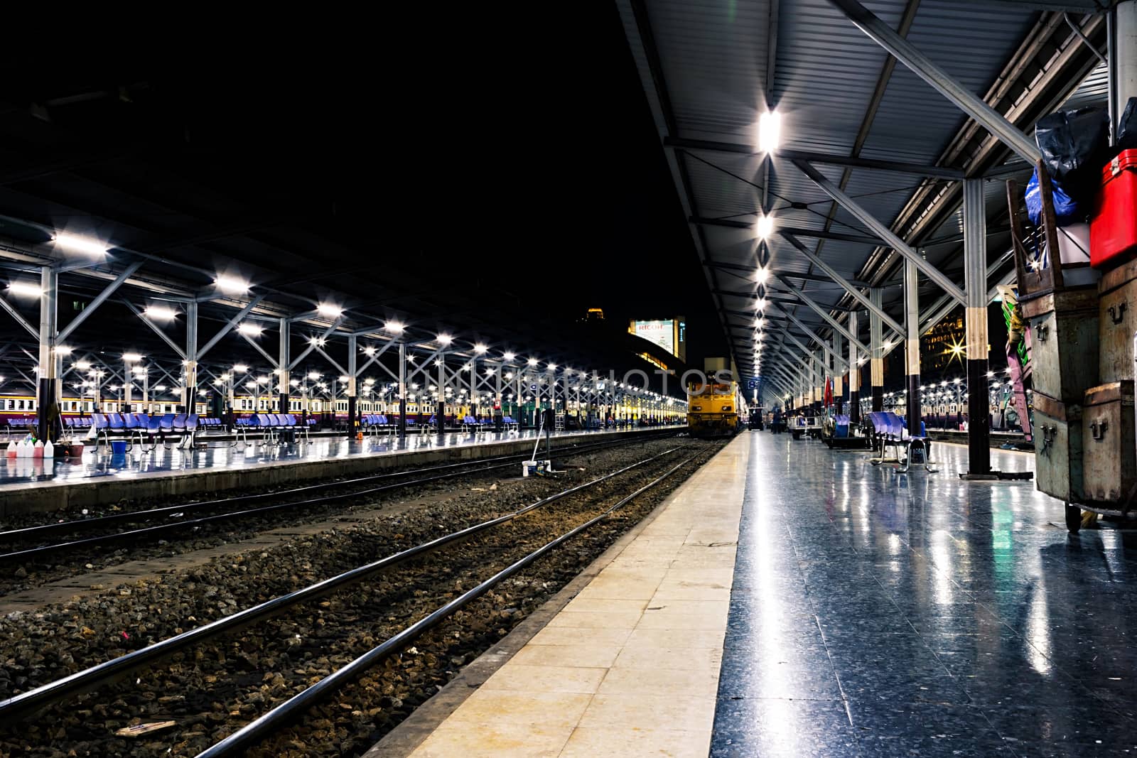 Hua Lamphong the train station in Bangkok, Thailand